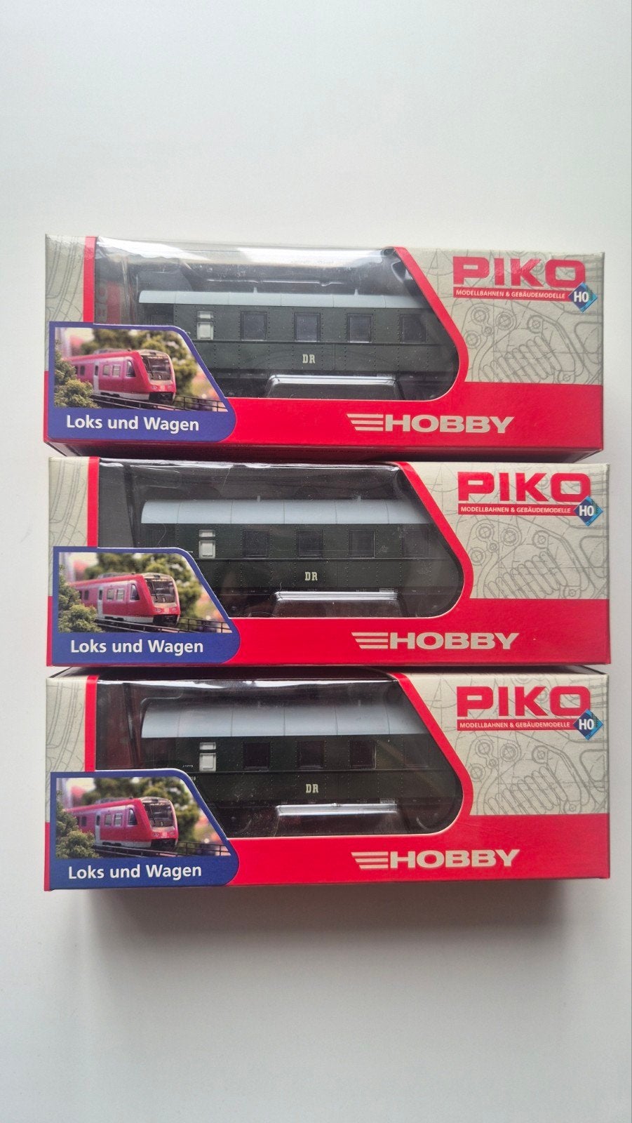 Piko H0 DR Personenrijtuigen - Perfect onderhouden, Ophalen of Verzenden, Zo goed als nieuw, Wagon, Piko
