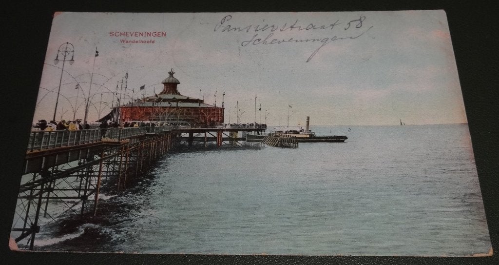 Scheveningen - Pier - Wandelhoofd - KDh02, Verzamelen, Ophalen of Verzenden, Voor 1920, Gelopen, Zuid-Holland