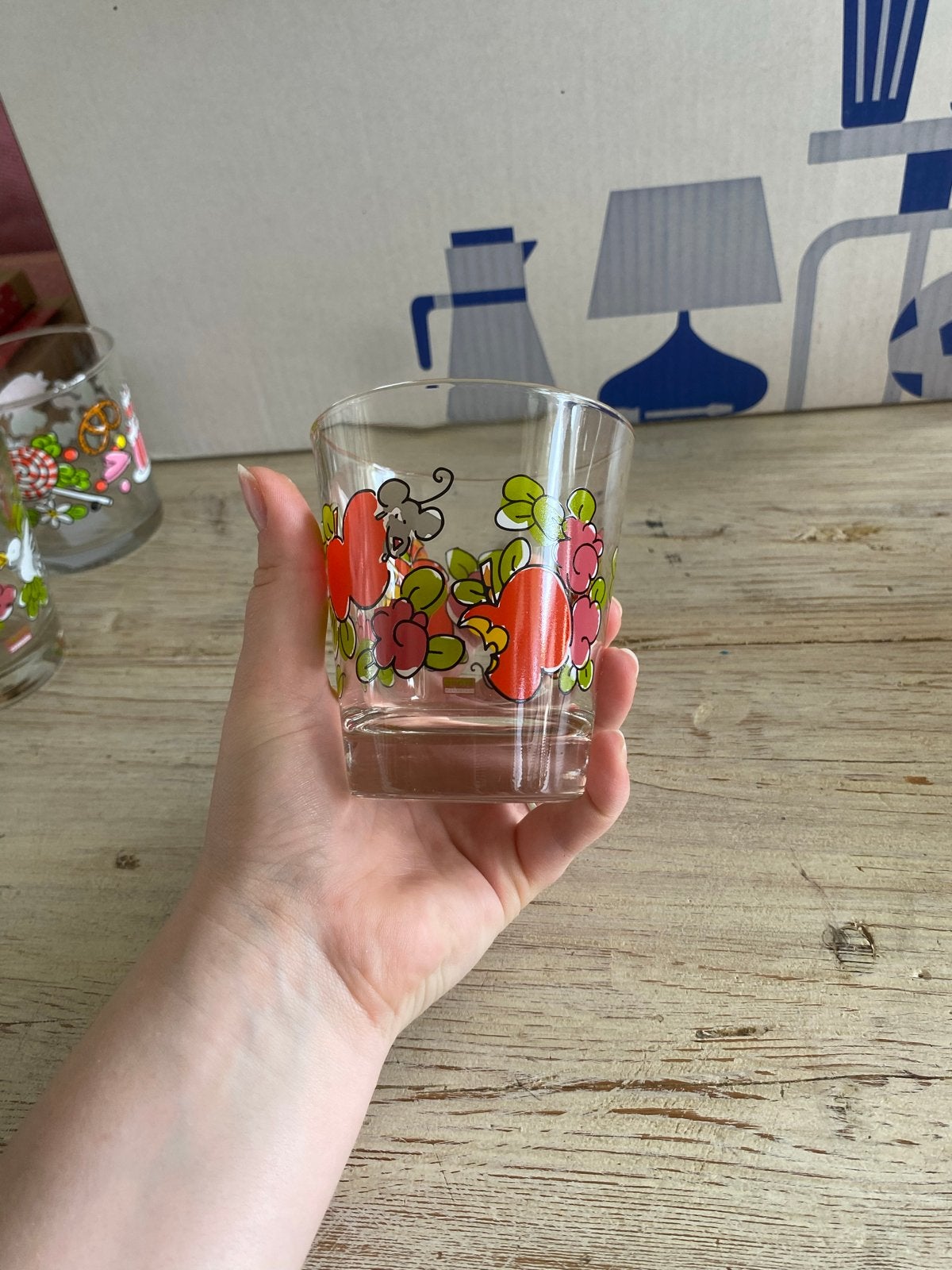 Blond Amsterdam Efteling glas - Zo goed als nieuw, Huis en Inrichting, Keuken | Servies, Ophalen, Glas of Glazen, Blond Amsterdam