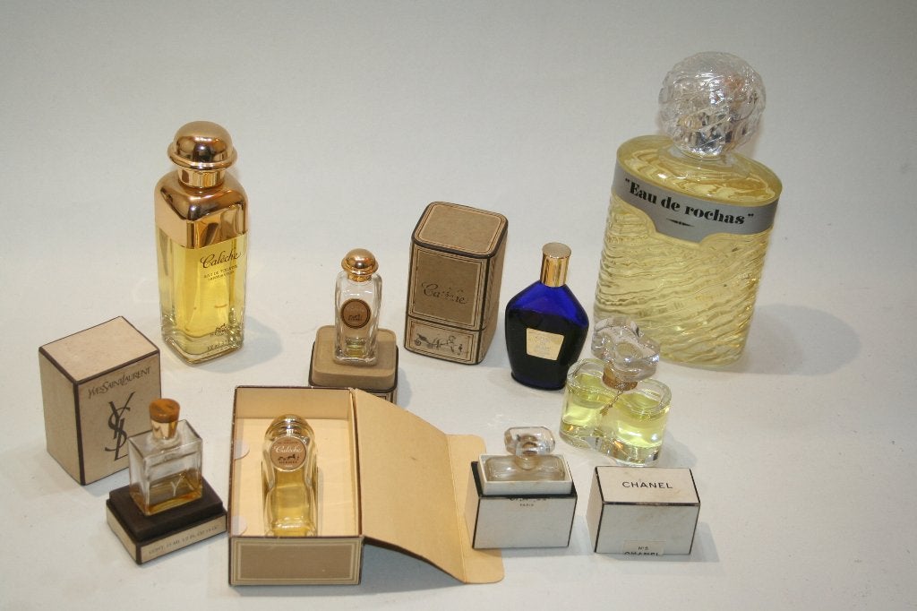 Lot vintage parfumflessen deels factises, deels origineel, Verzamelen, Parfumverzamelingen, Verzenden, Zo goed als nieuw, Parfumfles
