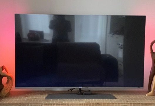 Defecte tv Philips 55 inch voor onderdelen, Ophalen, Philips, Gebruikt, 100 Hz