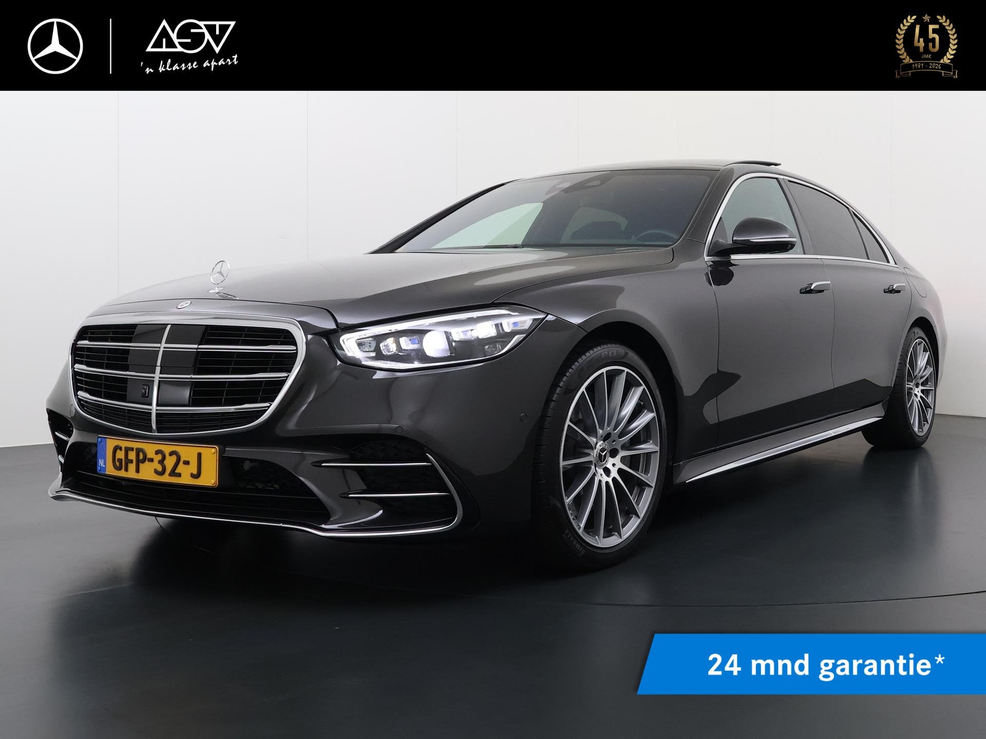 Mercedes-Benz S-klasse 450 e AMG Lang | Panorama - Schuifdak, Automaat, Dealer onderhouden, Achterwielaandrijving, Bedrijf
