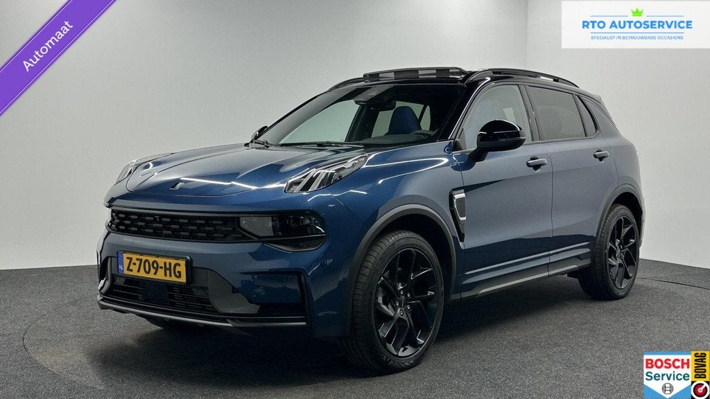Lynk & Co 01 1.5 261PK Plug-in Hybrid Zwarte hemel|360 Camer, Stof, Euro 6, Blauw, 120 €/maand