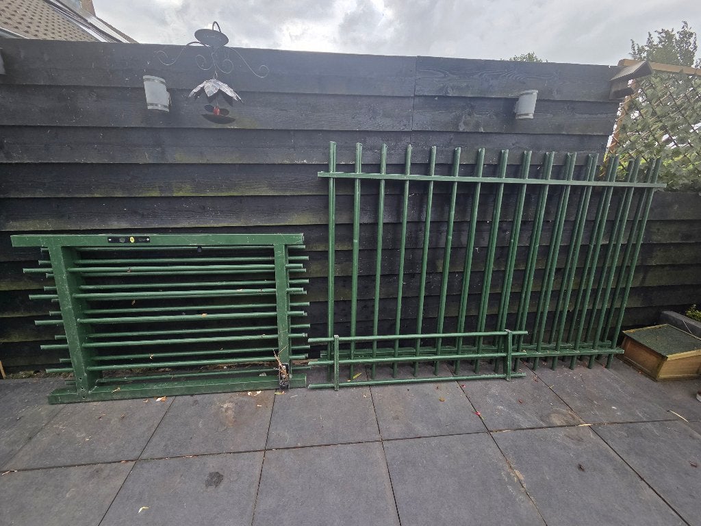 Tuinhek, Tuin en Terras, Ophalen, Met poort, Gebruikt, Tuinhek