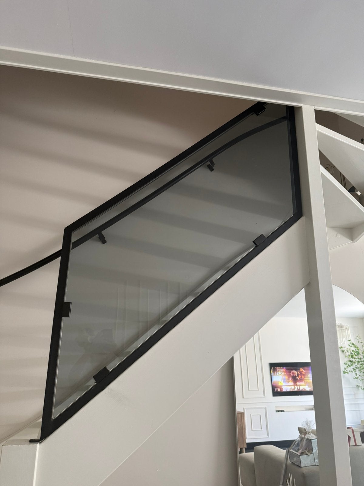 Balustrade, Doe-het-zelf en Verbouw, Glas en Ramen, Ophalen of Verzenden, Zo goed als nieuw, Glasplaat, 160 cm of meer