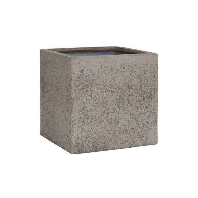 Pottery Pots Plantenbak Block L – Dioriet Grey, Ophalen, Steen, Minder dan 60 cm, Vierkant