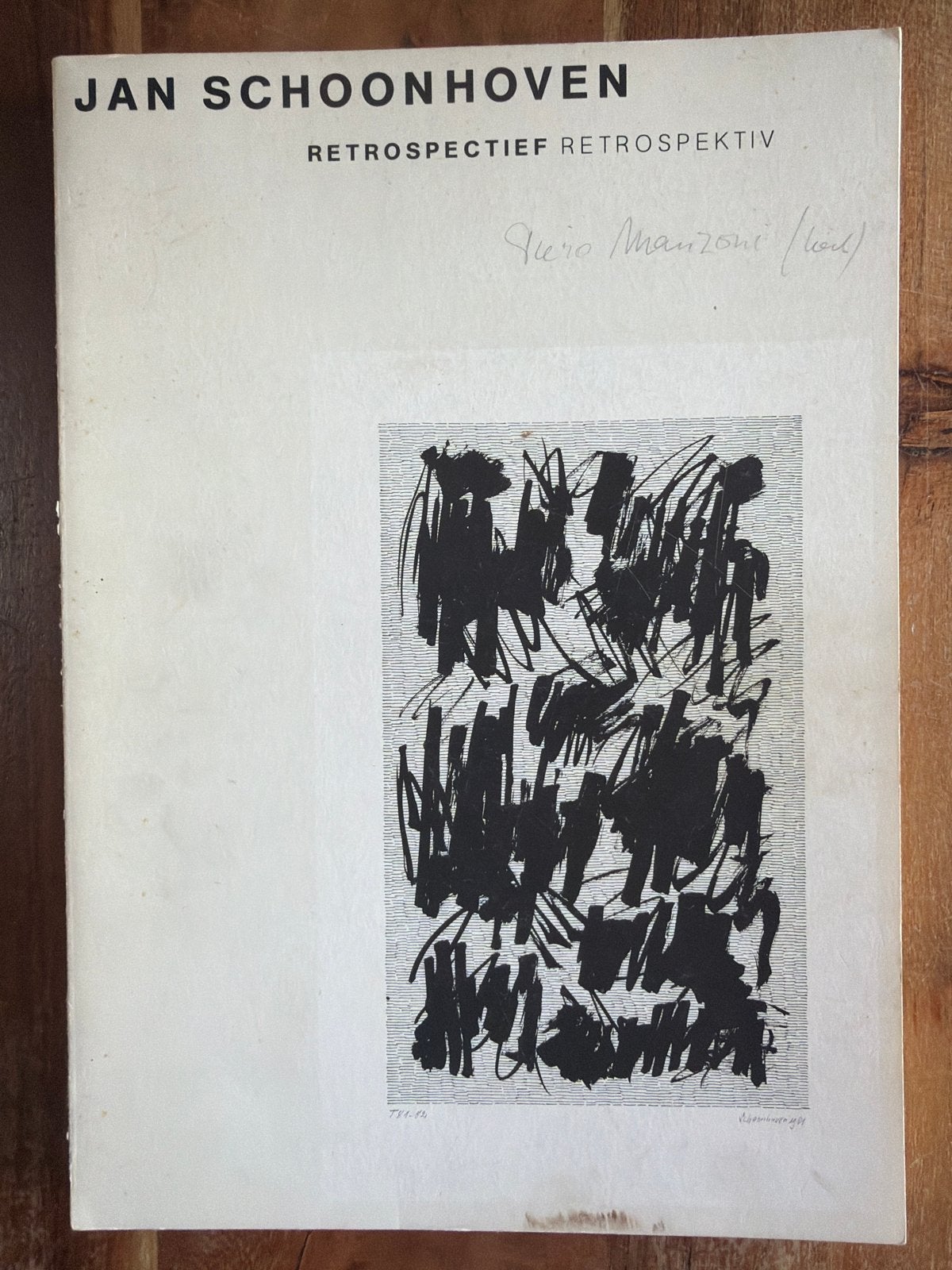 Jan Schoonhoven Retrospectief: Tekeningen en Reliëfs, Ophalen of Verzenden, Gelezen, Schilder- en Tekenkunst
