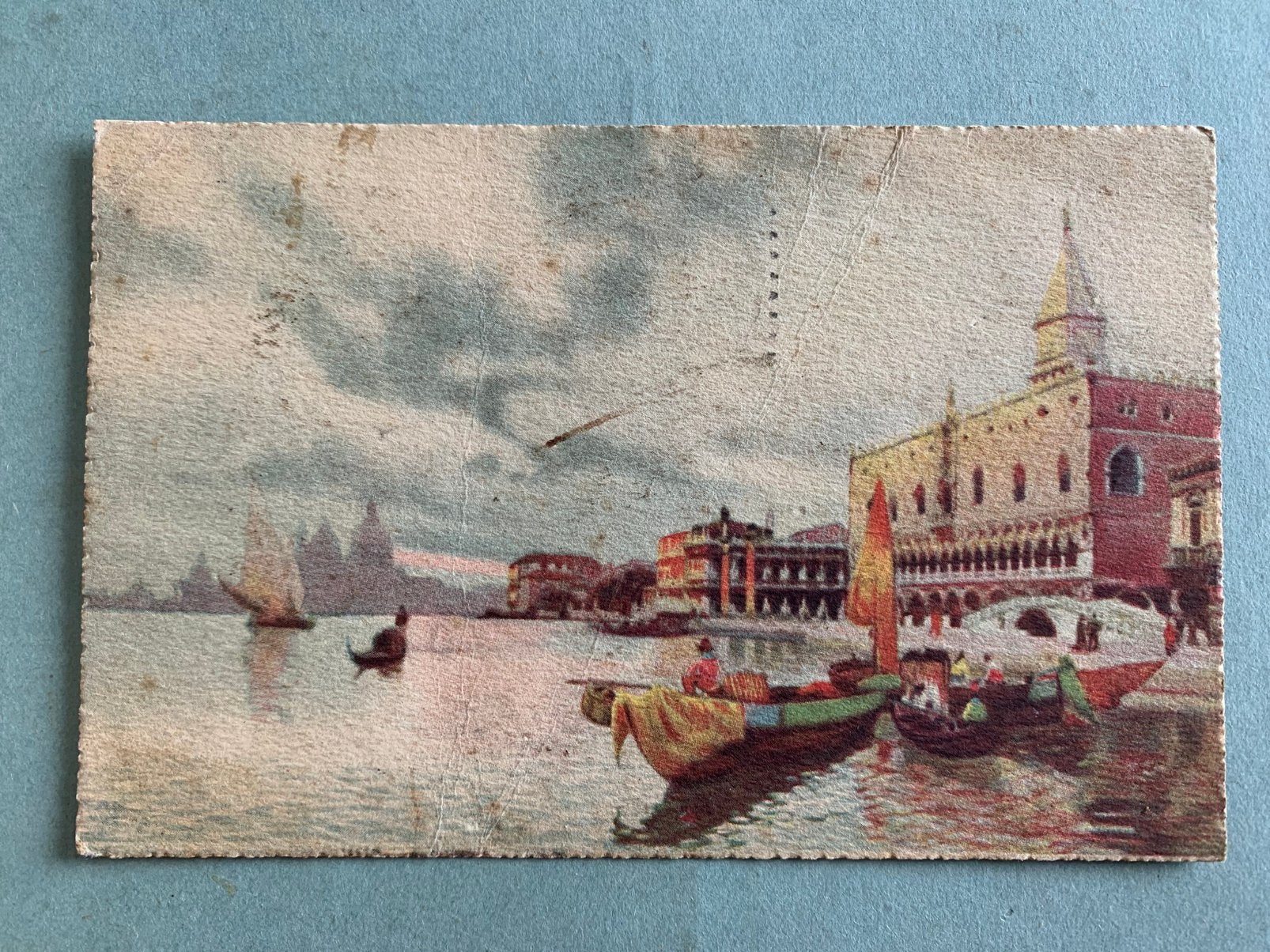 GERESERVEERD 23-8-1923 Venetië, Ophalen of Verzenden, 1920 tot 1940, Gelopen, Italië