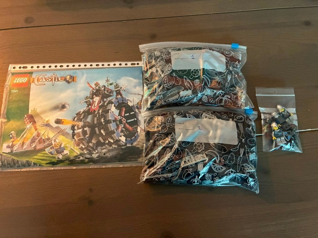 Lego castle set 7041 Troll Batlle Wheel, Compleet, Lego, Ophalen of Verzenden, Zo goed als nieuw