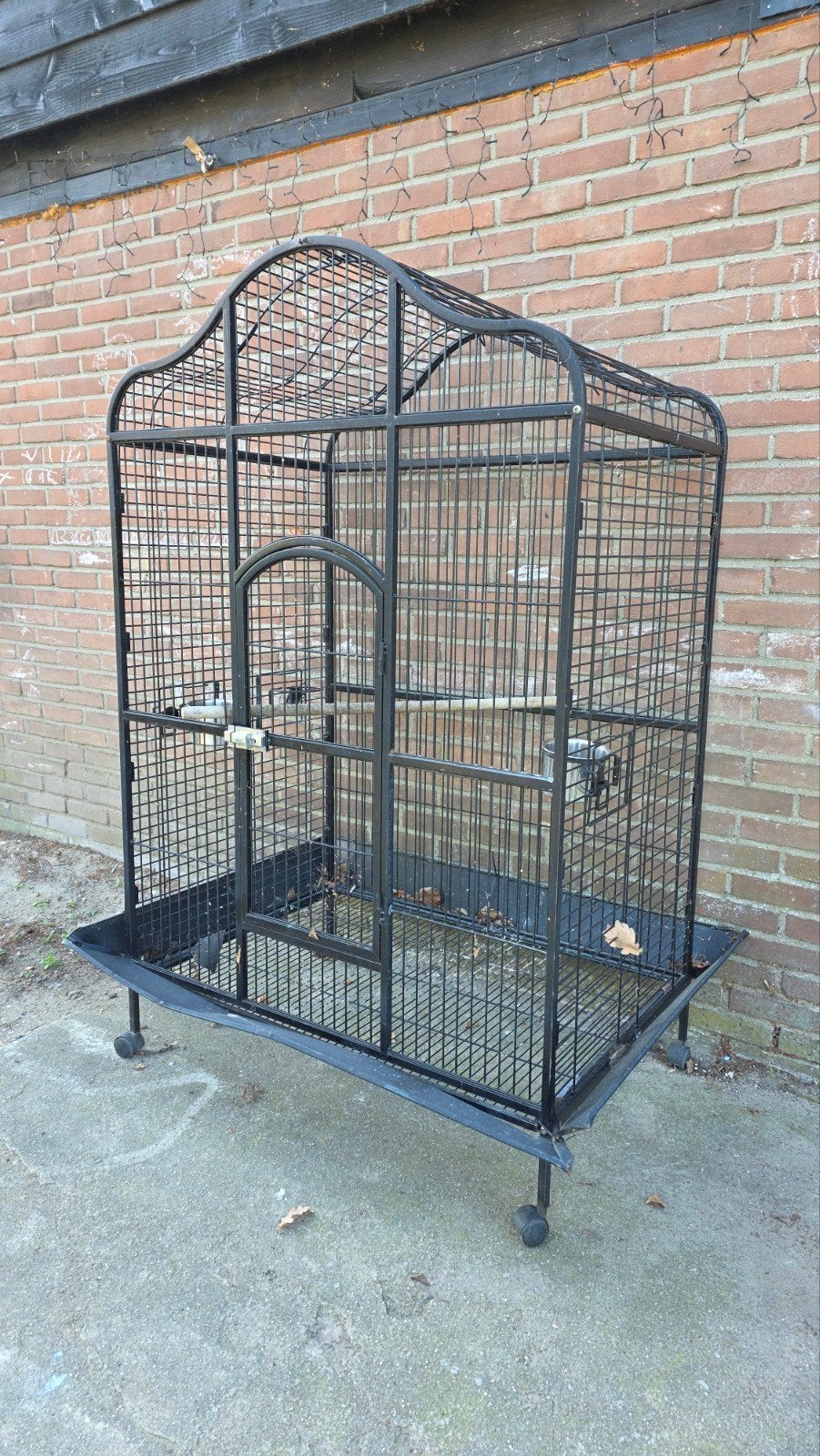 Grote vogelkooi, Ophalen, Metaal, Vogelkooi