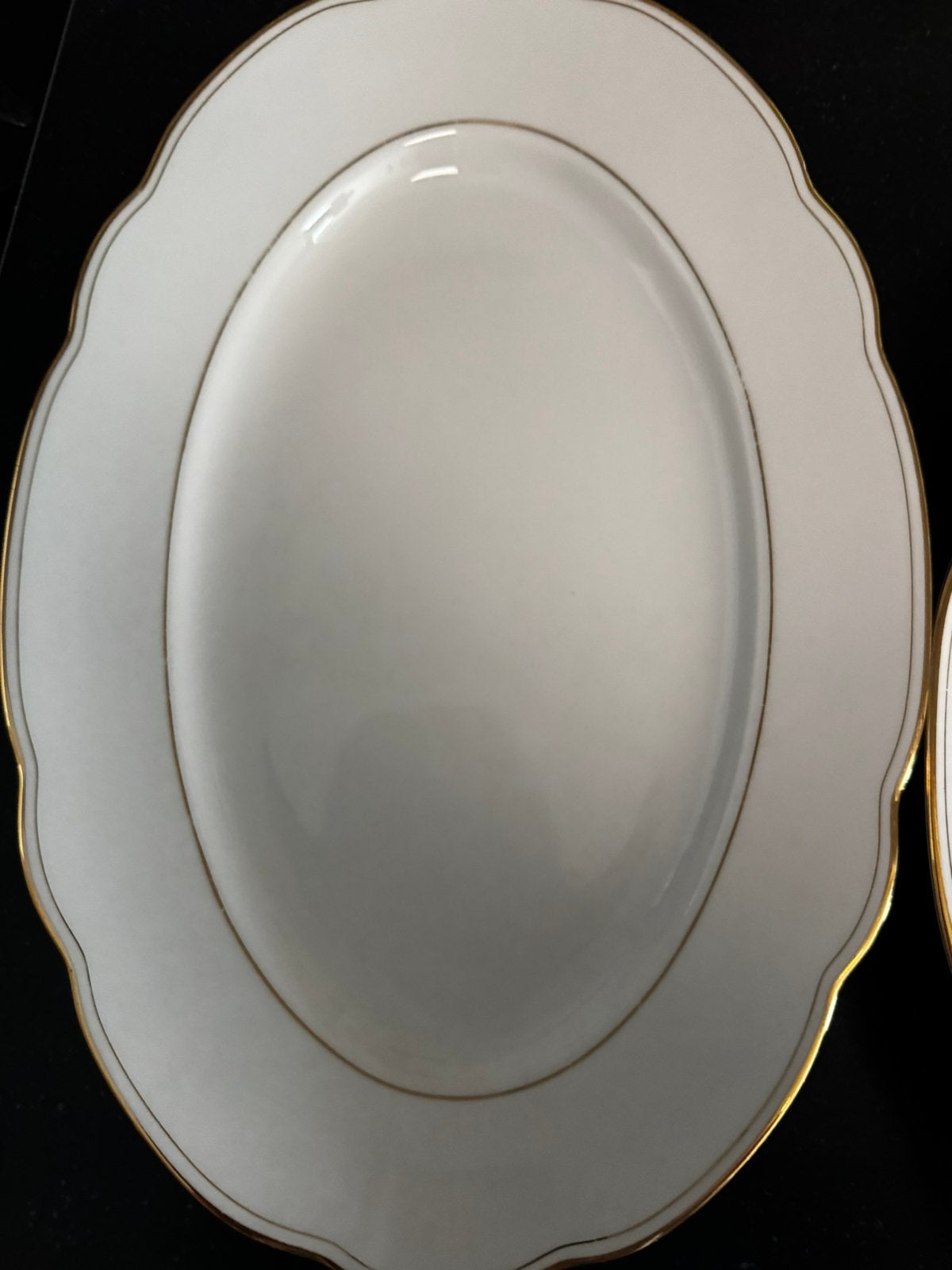 2 schalen met goud randje, Huis en Inrichting, Ophalen of Verzenden, Overige stijlen, Glas, Schaal of Schalen