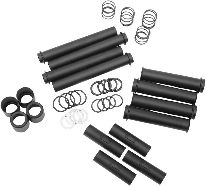Stoterstangen cover Kit  zwart twin cam  1999-2017 TC, Motoren, Onderdelen | Harley-Davidson, Niet ingevuld, Niet ingevuld, Nieuw