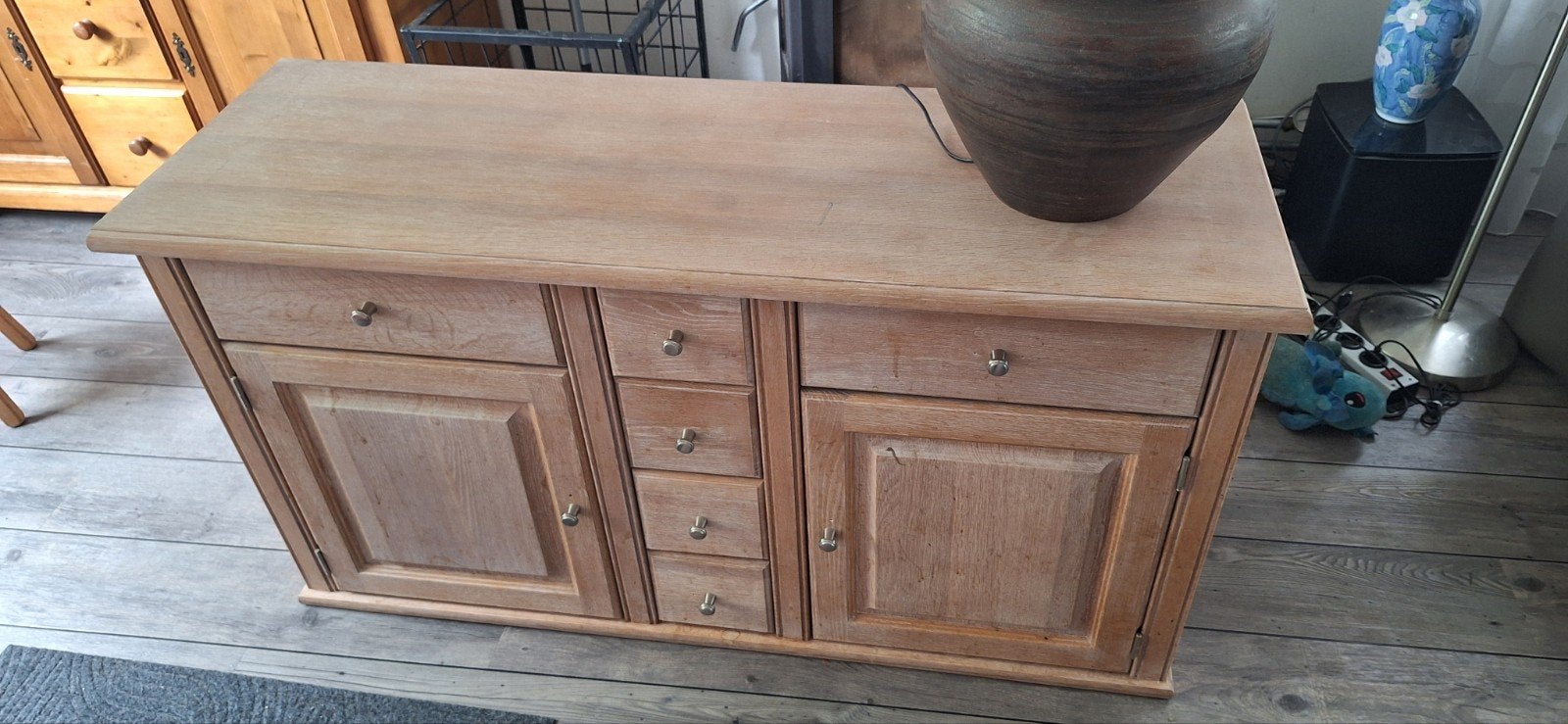 Dressoir met laden 135 cm breed., Ophalen, 25 tot 50 cm, 100 tot 150 cm