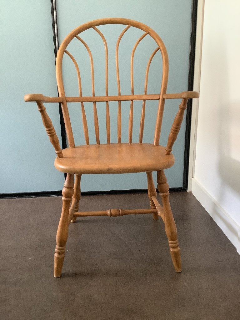 Spijltjes stoel type Windsor, Ophalen