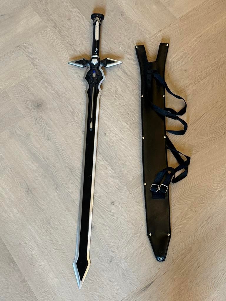 Kirito's Dark Repulser (black Edition) replica zwaard, Ophalen of Verzenden, Gebruikt