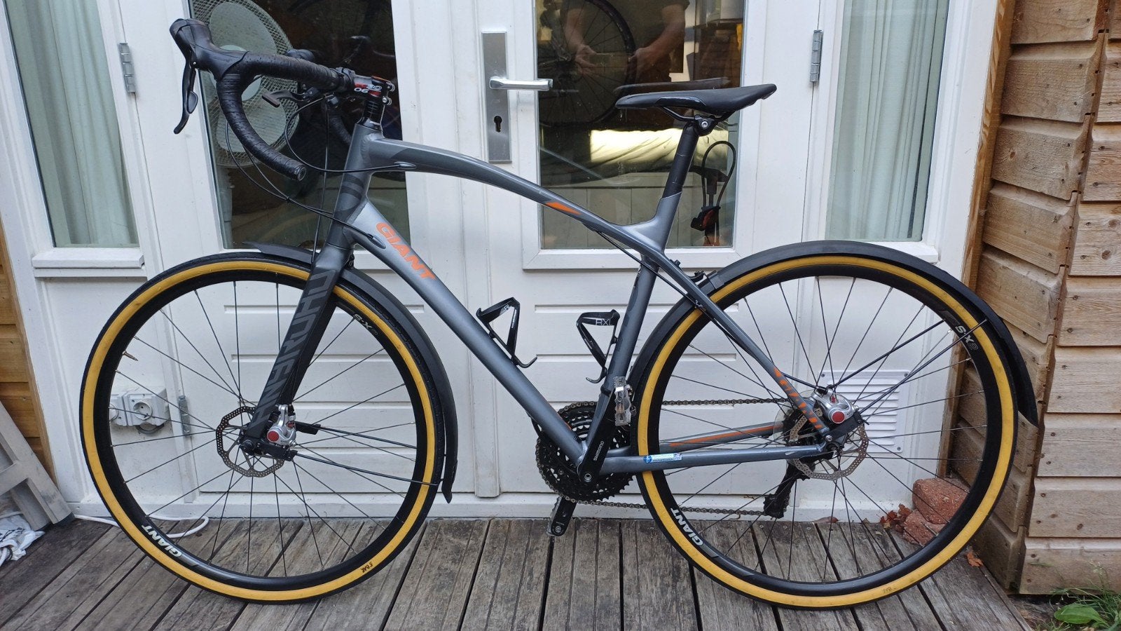 Giant Anyroad 2: Comfortabele allroad/gravelbike. maat L, Fietsen en Brommers, Fietsen | Racefietsen, Ophalen, 28 inch, Gebruikt
