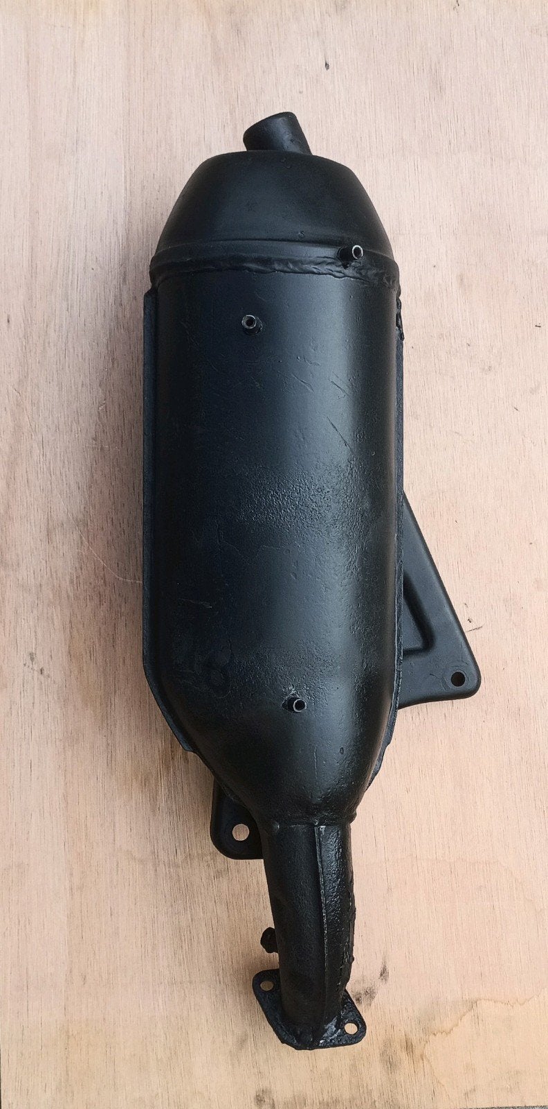 originele Piaggio uitlaat 125 180 2t geen rammelen, Ophalen of Verzenden