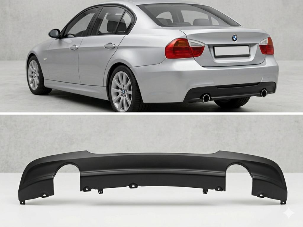 BMW 3 Serie E90 Sport Diffuser Look Dubbele Uitlaat, Ophalen
