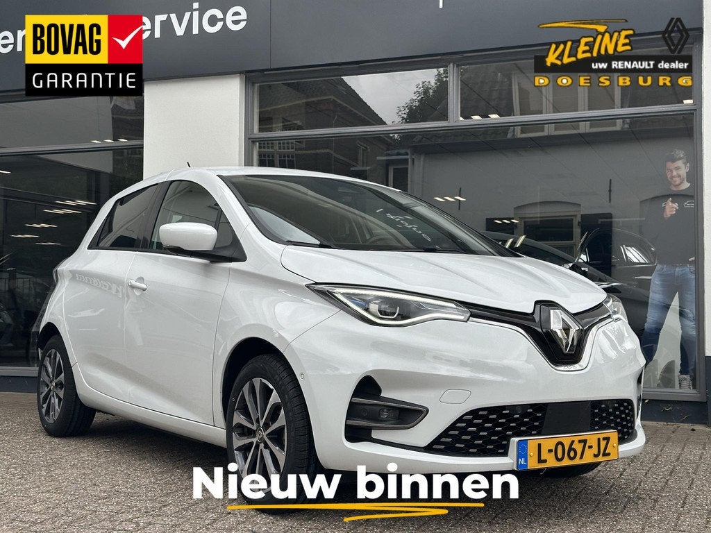 Renault ZOE R135 Intens 52 kWh | SoH 95% | All - Season band, Auto's, Renault, 136 pk, Gebruikt, Wit, Origineel Nederlands