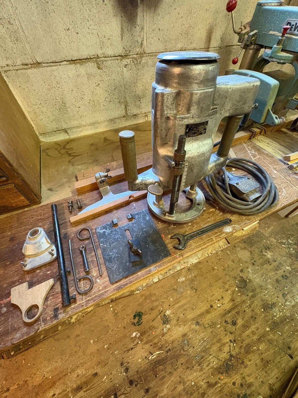 CF Scheer & Cie industriële bovenfrees / handfrees 220/380V, Ophalen, Gebruikt, Elektrisch, Overige soorten
