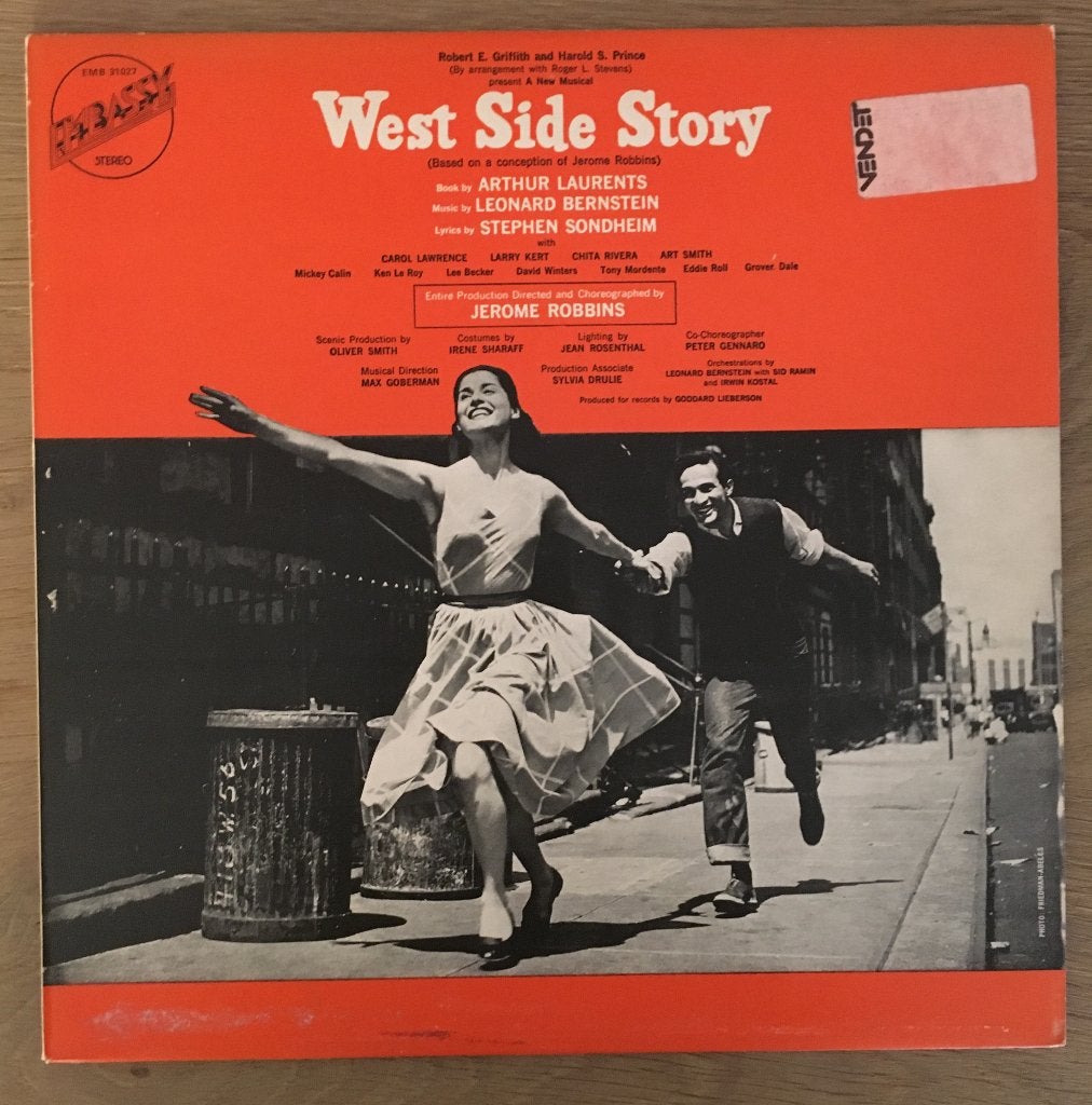 West Side Story, LP, Inclusief binnenhoes, Musical, Ophalen of Verzenden