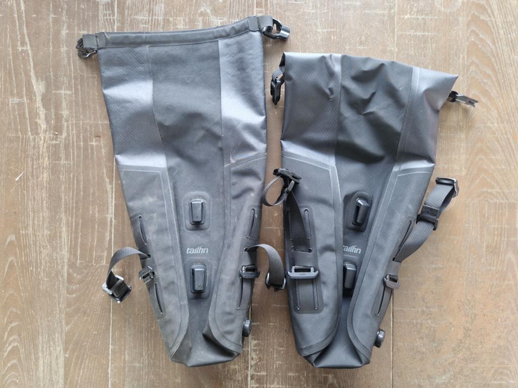 2x tailfin cage packs - 2x 5 liter, Fietsen en Brommers, Fietsaccessoires | Fietstassen, Ophalen of Verzenden, Gebruikt, Tailfin