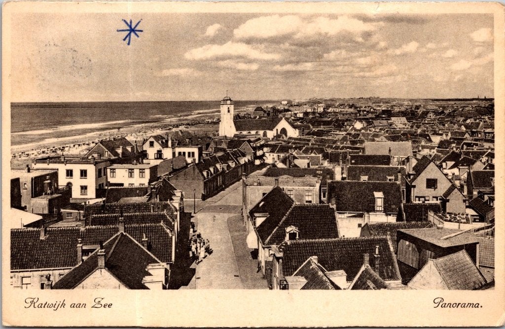 Katwijk aan Zee - 12 oude ansichtkaarten II, Verzenden, 1940 tot 1960, Gelopen, Zuid-Holland
