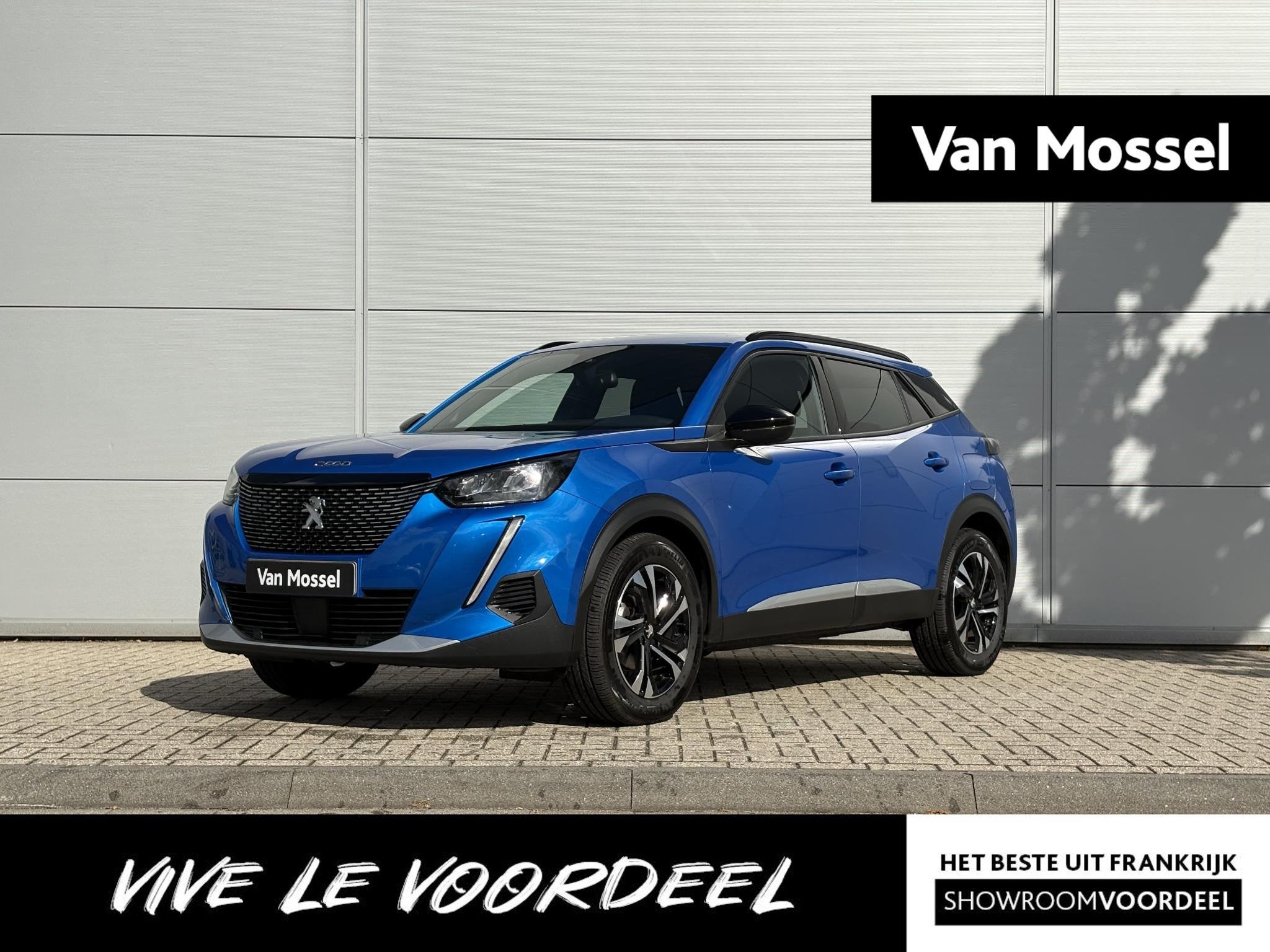 Peugeot 2008 1.2 PureTech Allure Pack | Camera | Navigatie |, Auto's, 12 maanden, Euro 6, 1199 cc, Blauw