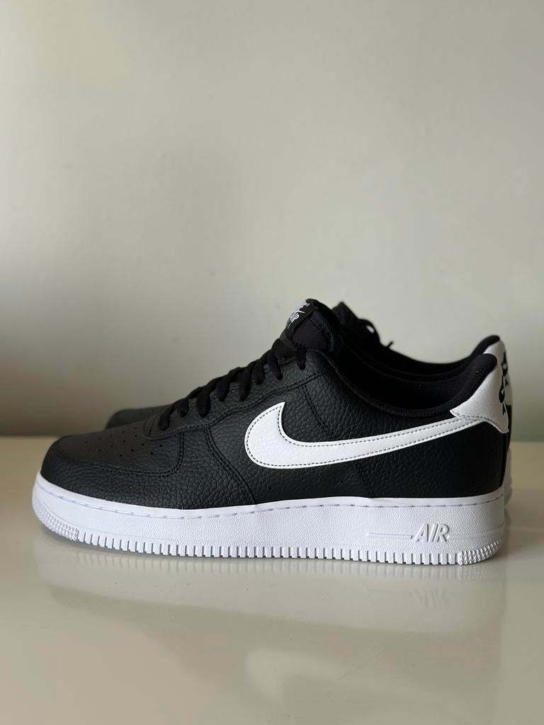 Nieuwe leren Nike Air Force 1 - maat 46, Zwart, Nieuw, Ophalen of Verzenden, Sneakers of Gympen