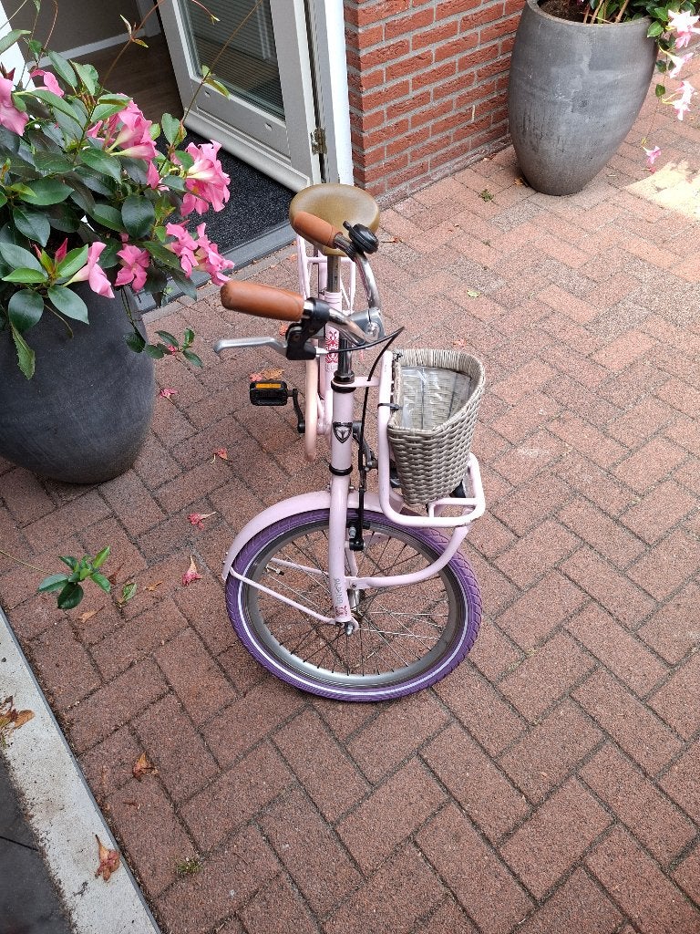 Kinder fiets, Fietsen en Brommers, Ophalen, Gebruikt, Onbekend, Terugtraprem