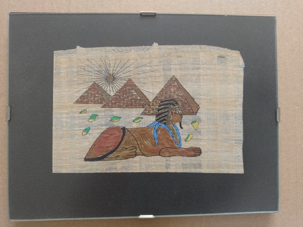 Papyrus 24x18, Antiek en Kunst, Ophalen