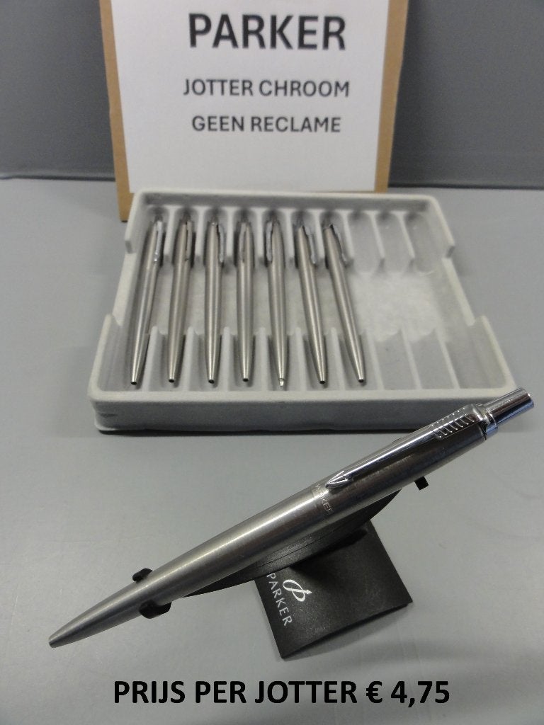 PARKER PENNEN CHROOM / STEEL, Ophalen of Verzenden, Gebruikt, Balpen, Parker