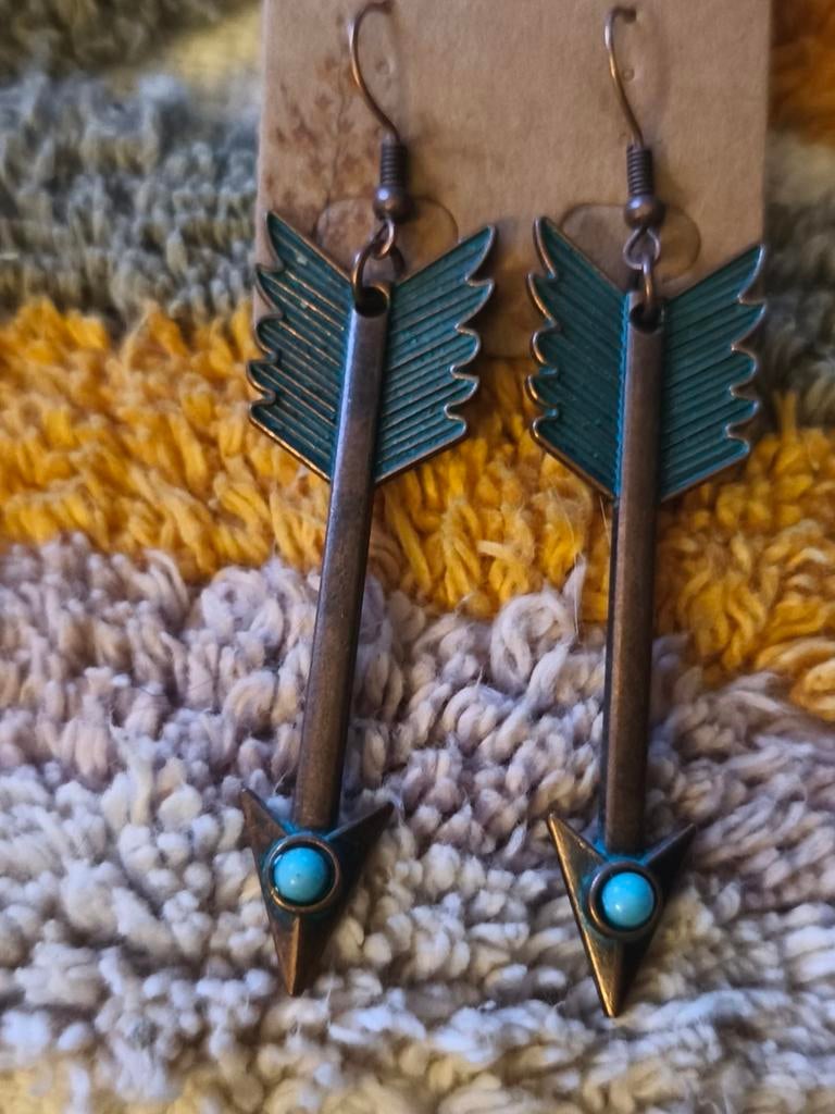 Leuke nieuwe oorbellen bohemian look 🔆, Ophalen of Verzenden, Nieuw, Overige kleuren, Overige materialen
