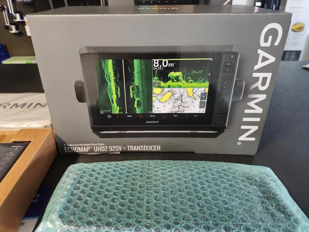 Garmin Echomap UHD2 92SV Fishfinder - Nieuw in Doos, Ophalen of Verzenden, Nieuw, Kaartplotter of Fish Finder