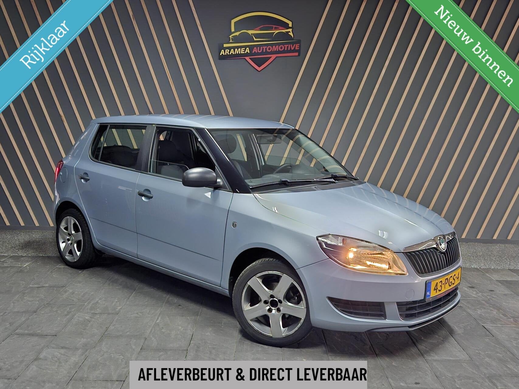 Skoda Fabia 1.2 Comfort 2011 Licht blauw |Airco|7maanden APK, Voorwielaandrijving, Euro 5, 1198 cc, Origineel Nederlands
