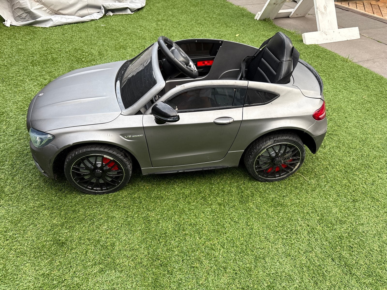 Mercedes-Benz C63 AMG kinder accu auto, Ophalen, Gebruikt