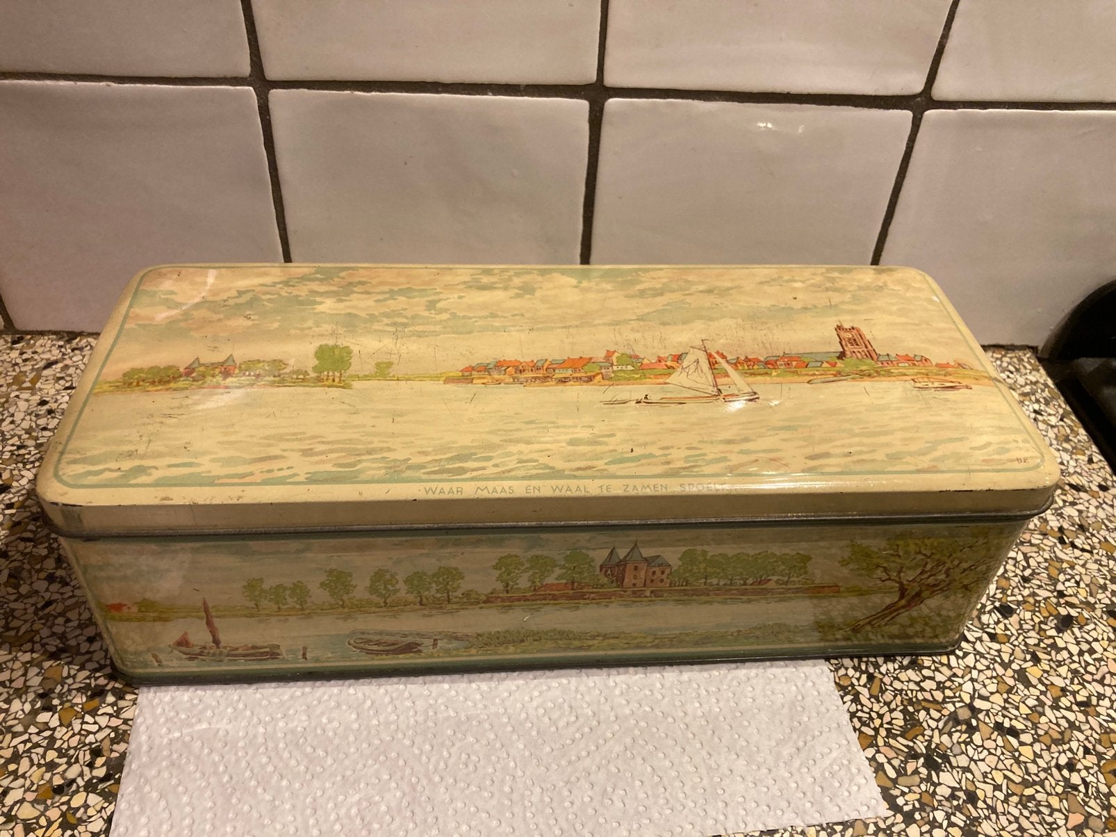 Oude koektrommel, Ophalen of Verzenden