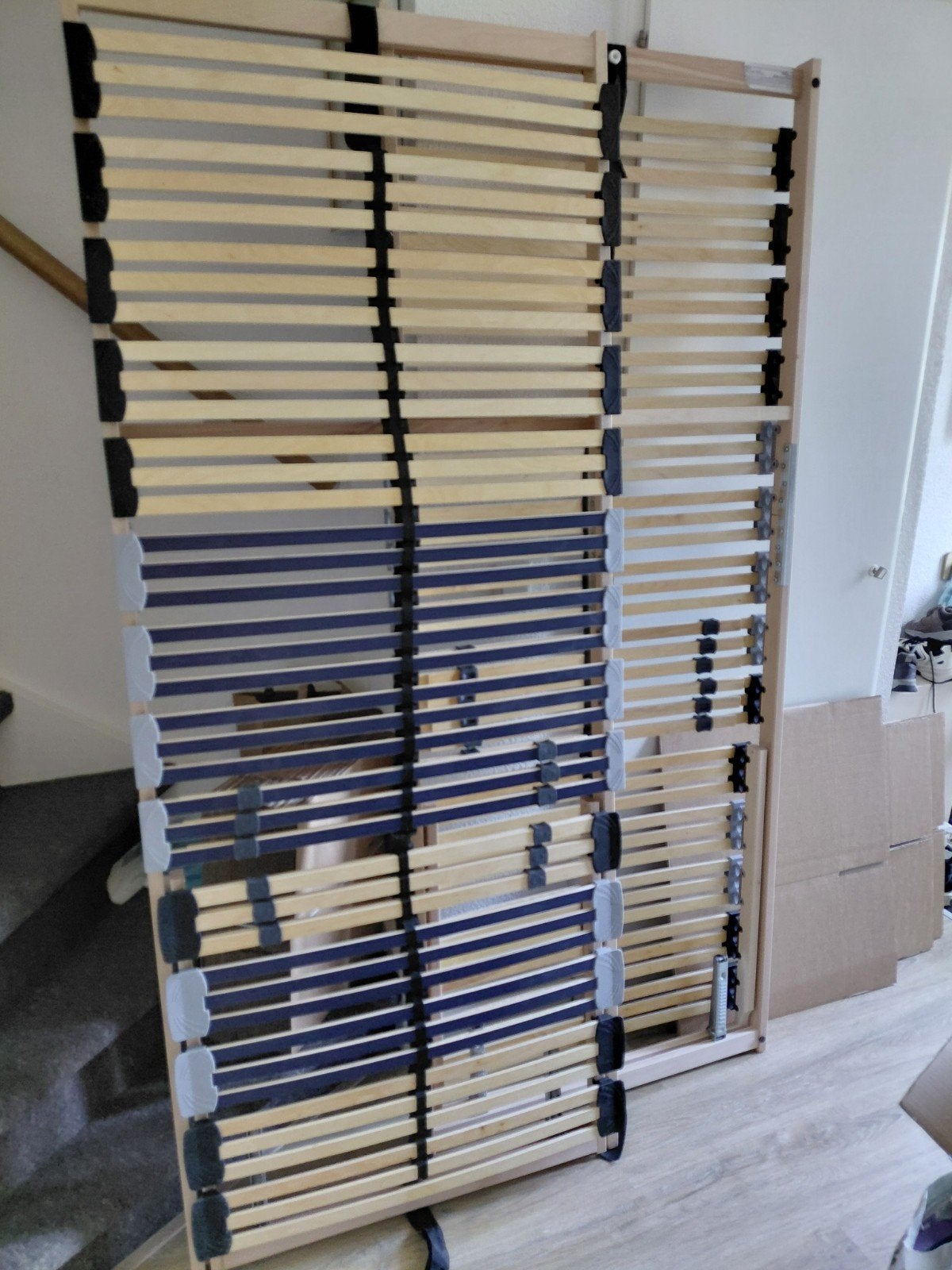 2x Gloednieuwe Lattenbodems 200x80cm - Hoofddeel Verstelbaar, Ophalen, Eenpersoons, Nieuw, 80 cm