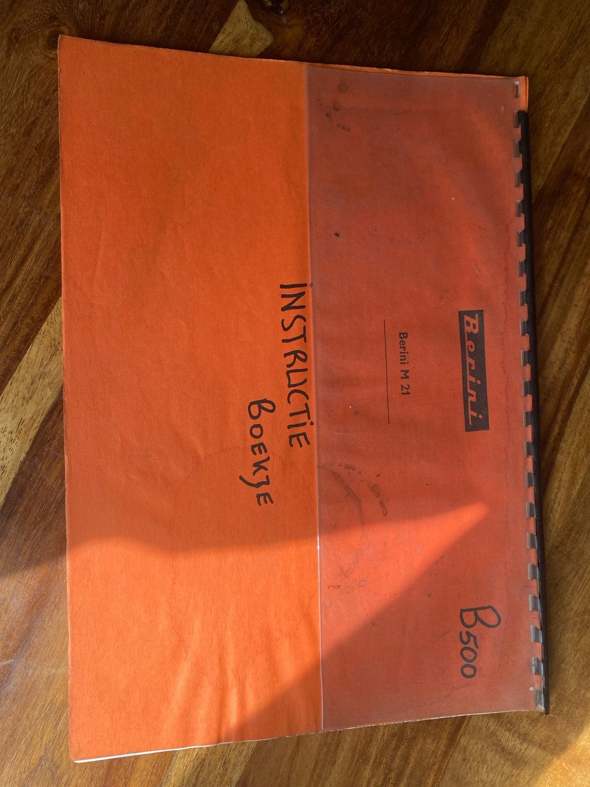 Berini M 21 B500 Instructie Boekje - Bromfiets Handleiding, Ophalen of Verzenden, Gebruikt