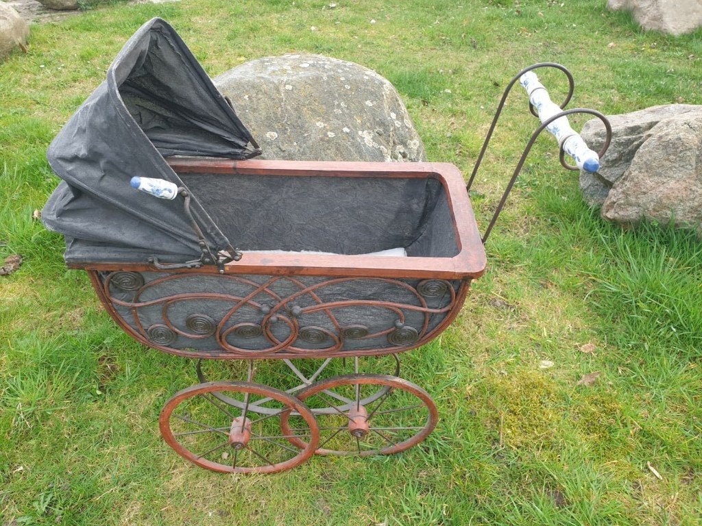 Antieke Poppenwagen / Kinderwagen, Ophalen, Gebruikt, Kinderwagen, Overige merken