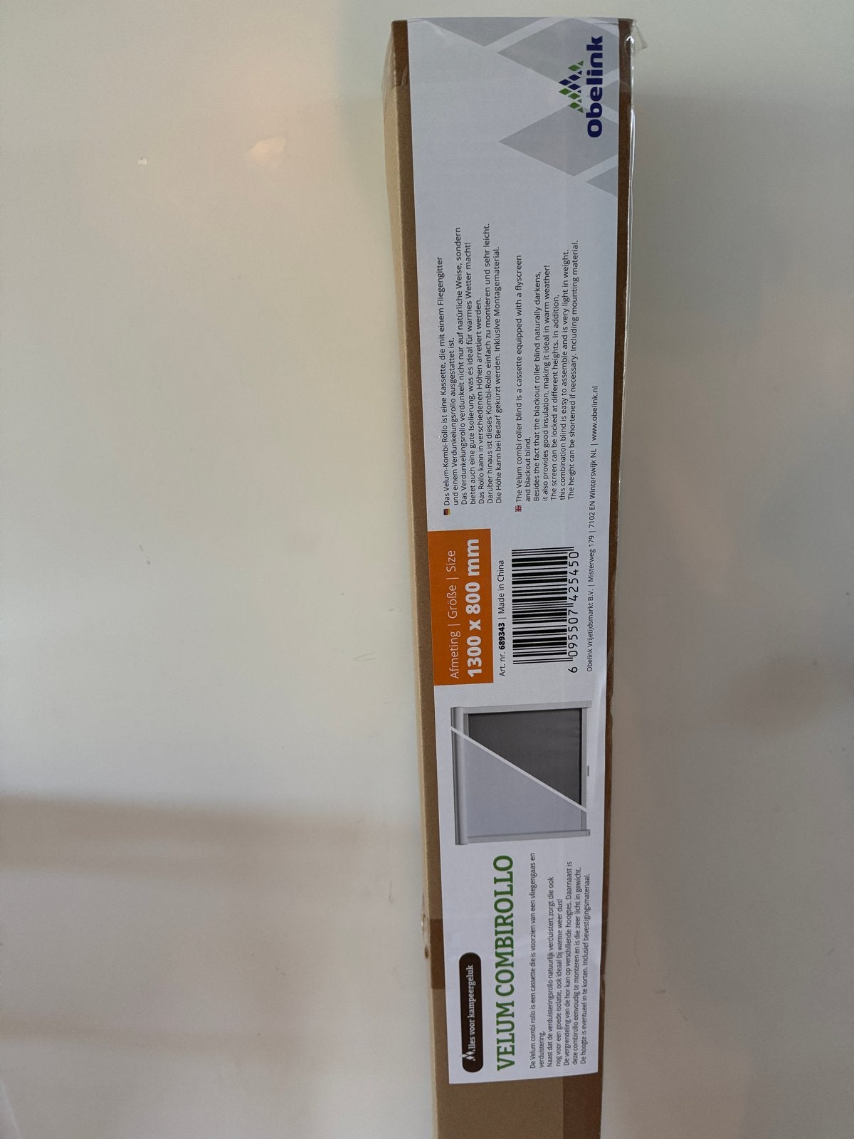 Obelink Velux Combi Rollo 1300 x 800 mm, Ophalen of Verzenden, Nieuw, Grijs