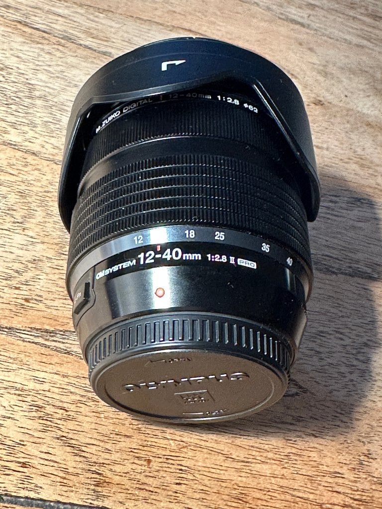 Olympus OM System M.Zuiko 12-40mm f/2.8 PRO II lens, Audio, Tv en Foto, Ophalen, 40 mm, Olympus, Telelens