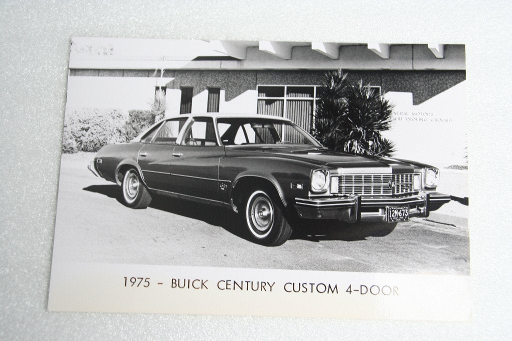 Persfoto Buick Century Custom 4-deurs (1975) (4), Ophalen of Verzenden, Nieuw, Overige merken