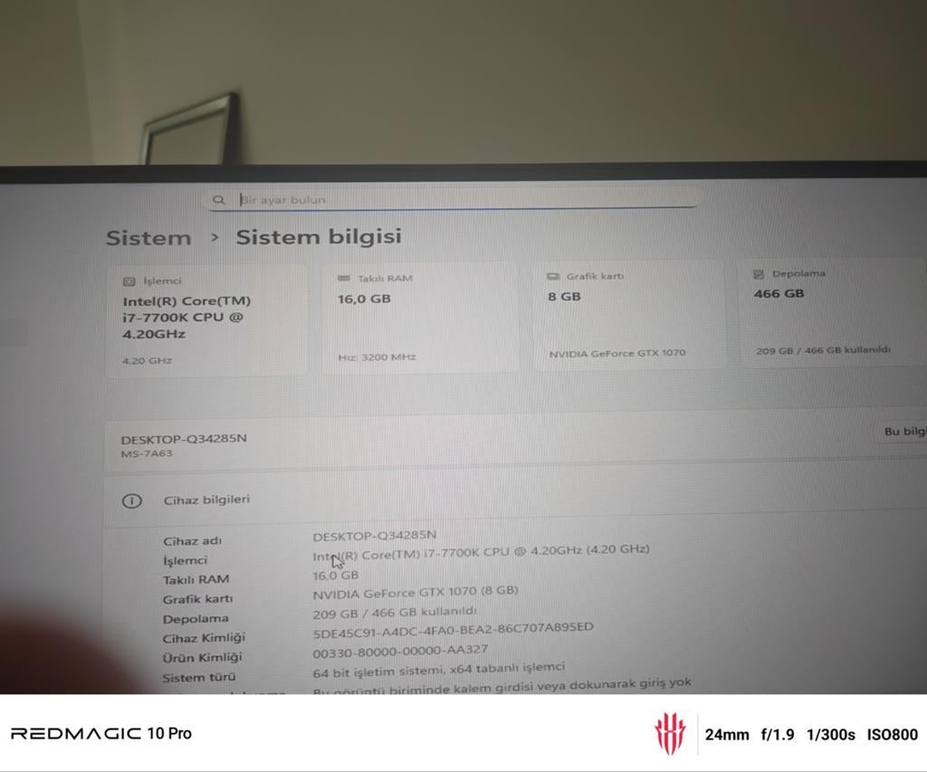 Gaming PC met GTX 1070 8GB en i7 7700K processor, Gebruikt, Onbekend, Ophalen of Verzenden, Gaming