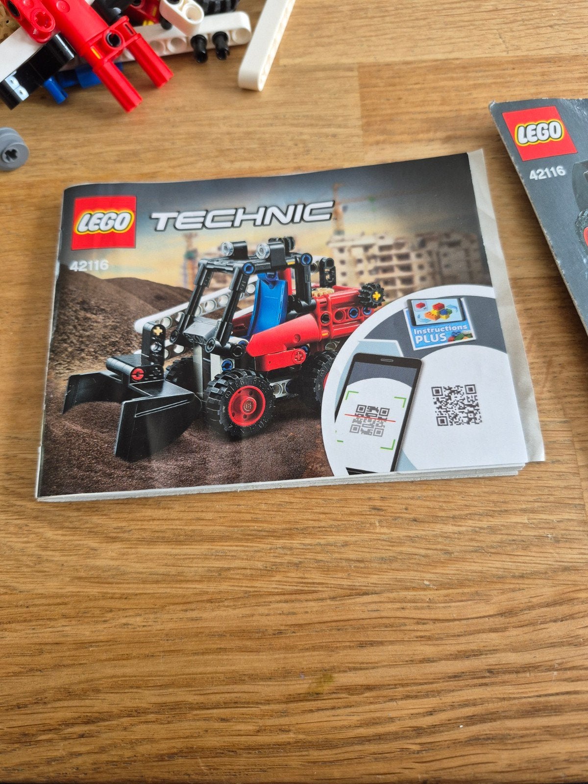 Lego Technic 42116 Skid Steer Loader / Hot Rod, Lego, Inclusief instructies, Ophalen of Verzenden, Zo goed als nieuw