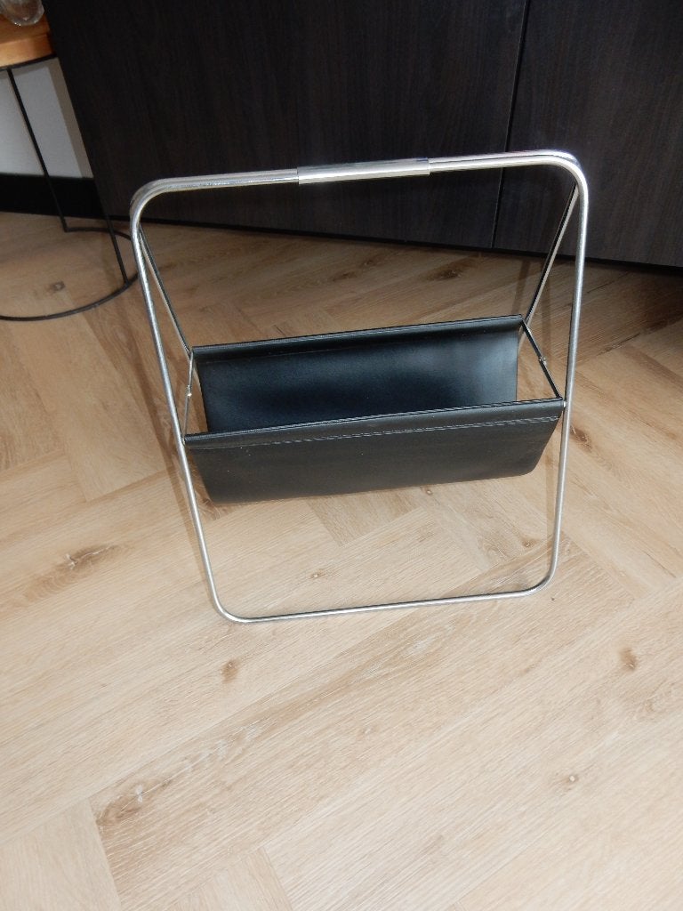 Krantenbak Lectuurbak Chroom, Huis en Inrichting, Ophalen of Verzenden, Zo goed als nieuw