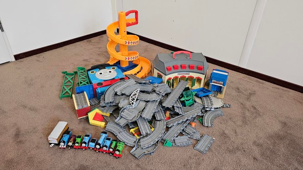 Thomas de Stoomlocomotief Trein Speelgoed Set, Ophalen, Gebruikt
