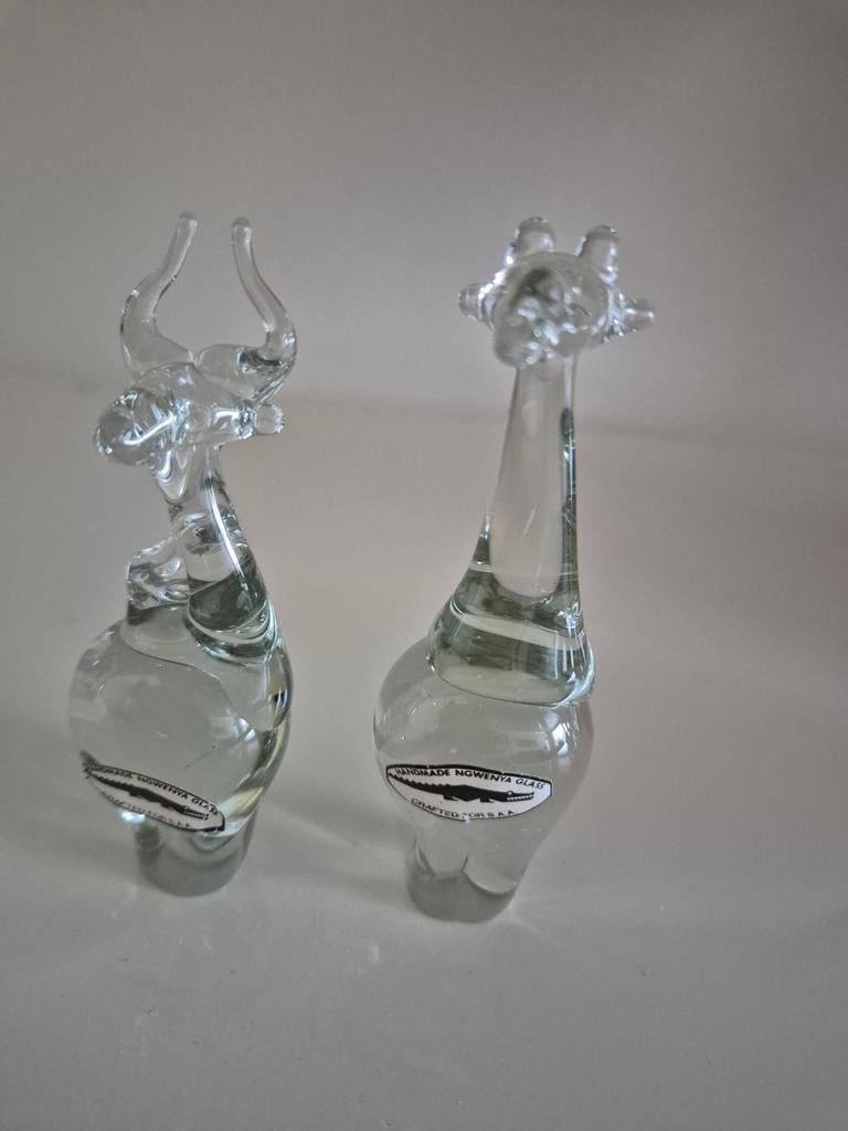 Glazen giraffe, Ophalen of Verzenden