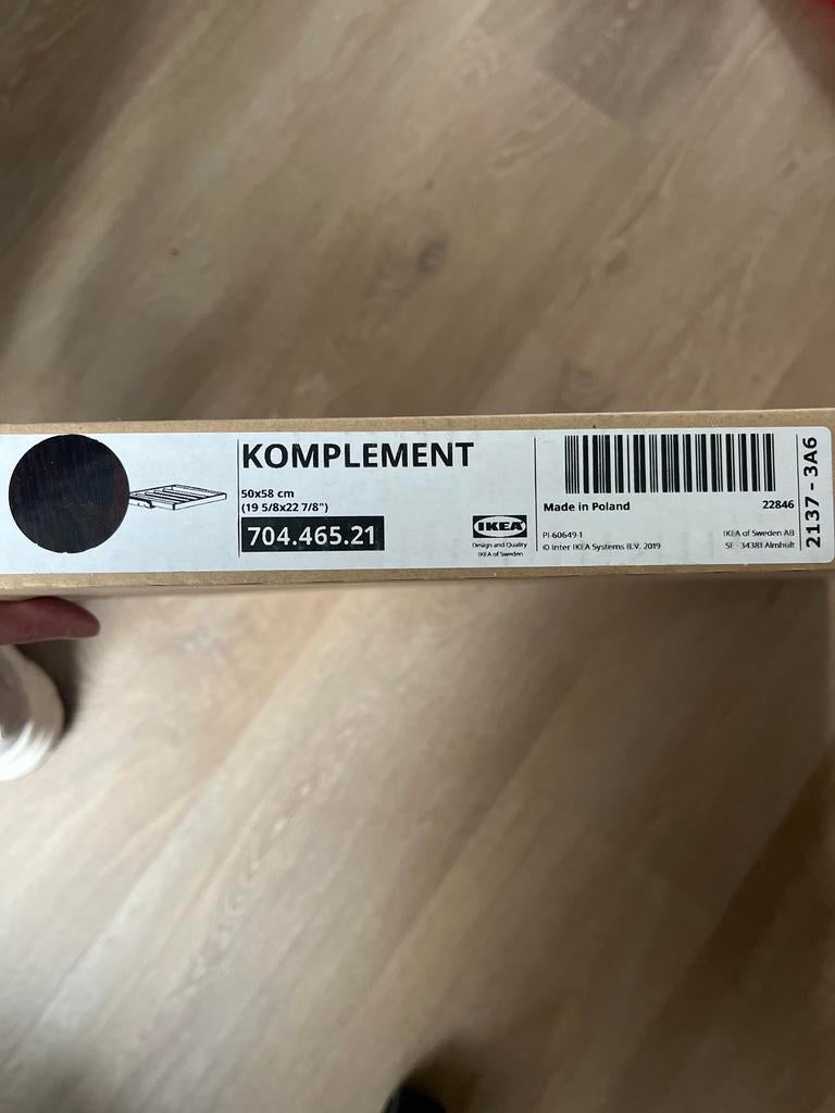 IKEA Komplement kleding ophang systeem 50x35 cm - Nieuw, Ophalen, Minder dan 50 cm, Nieuw, Minder dan 100 cm