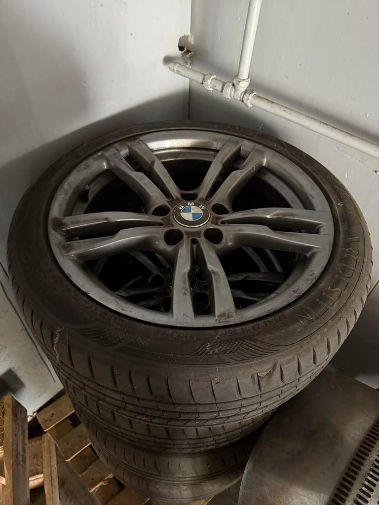Originele BMW velgen met banden, Auto-onderdelen, 18 inch, Gebruikt, Banden en Velgen, Ophalen of Verzenden